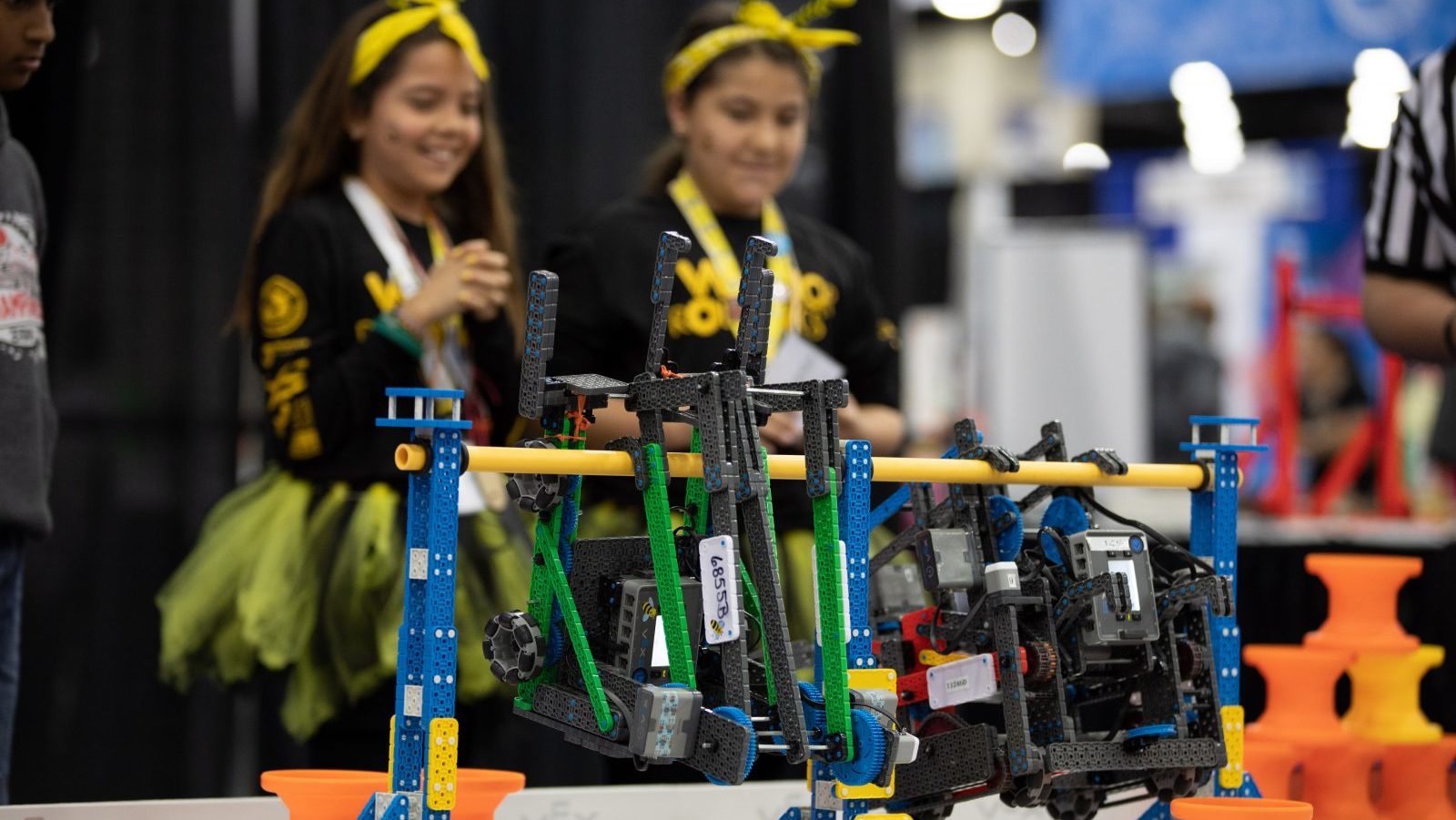 All girl VEX IQ Robotics Competition team plays at VEX Robotics World Championship