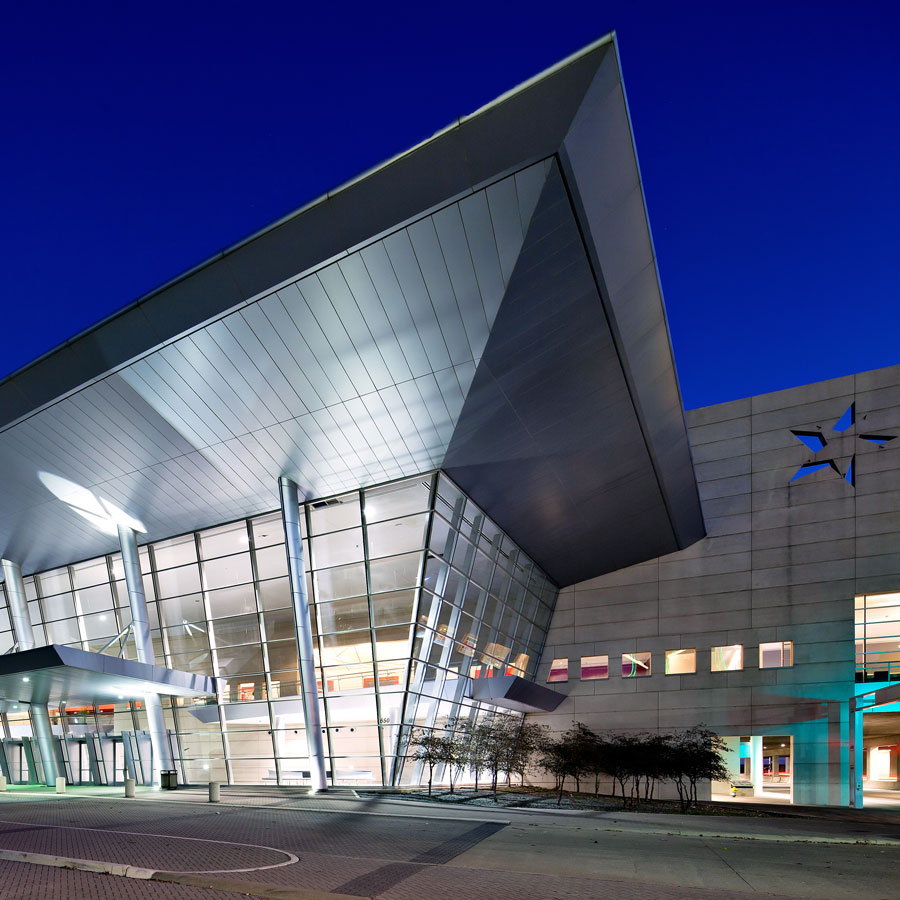 Exterior of Kay Bailey Hutchison Convention Center Dallas