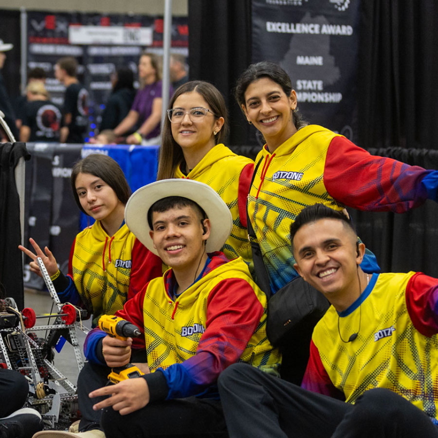 Team in Pits at VEX Robotics World Championship
