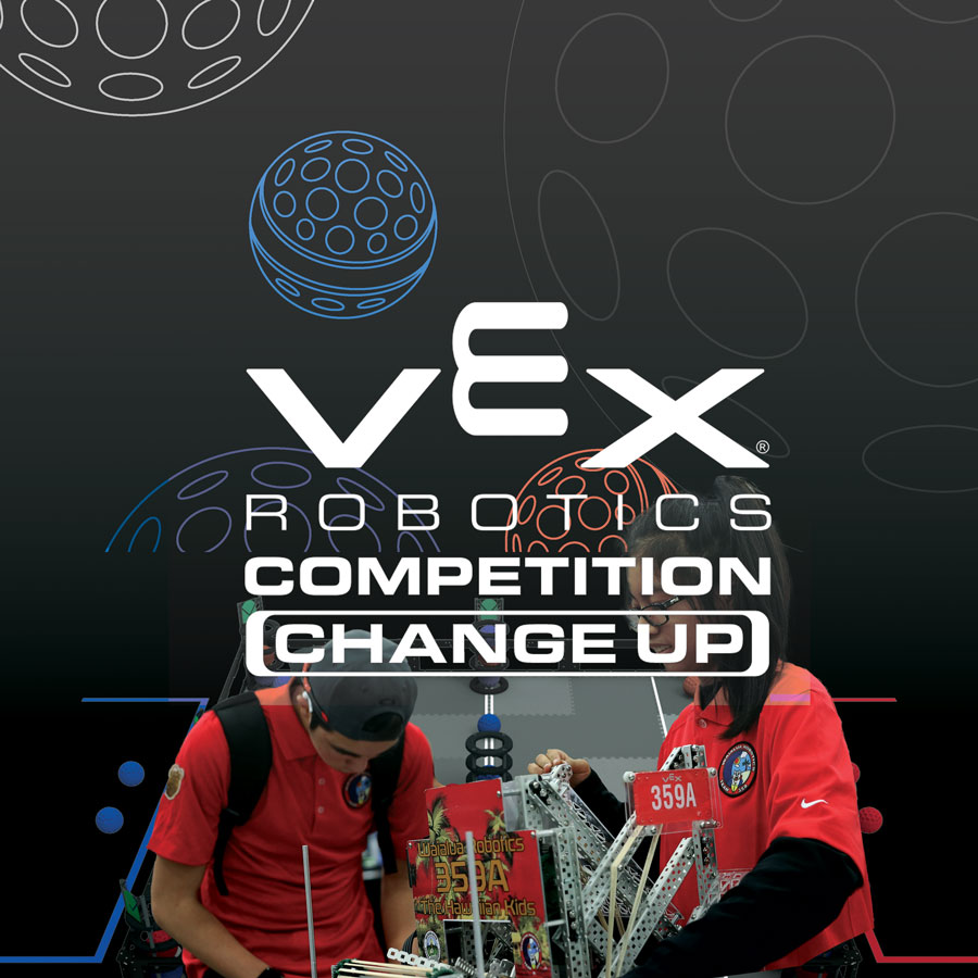 Team plays VEX V5 Robotics Competition Change Up