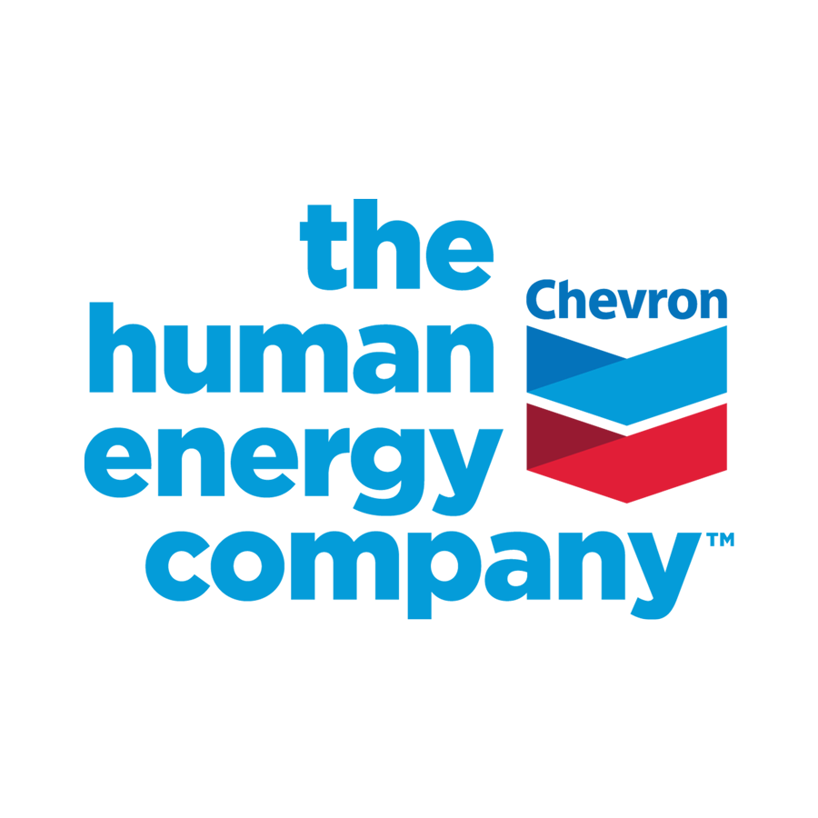 Chevron, the human energy company, logo