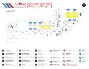 VEX Worlds Venue Maps May 6-11 Level 2