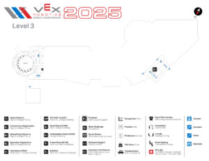 VEX Worlds Venue Maps May 6-11 Level 3