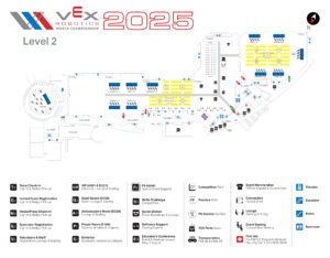 VEX Worlds Venue Maps May 12-14 Level 2