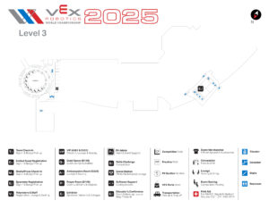 VEX Worlds Venue Maps May 12-14 Level 3
