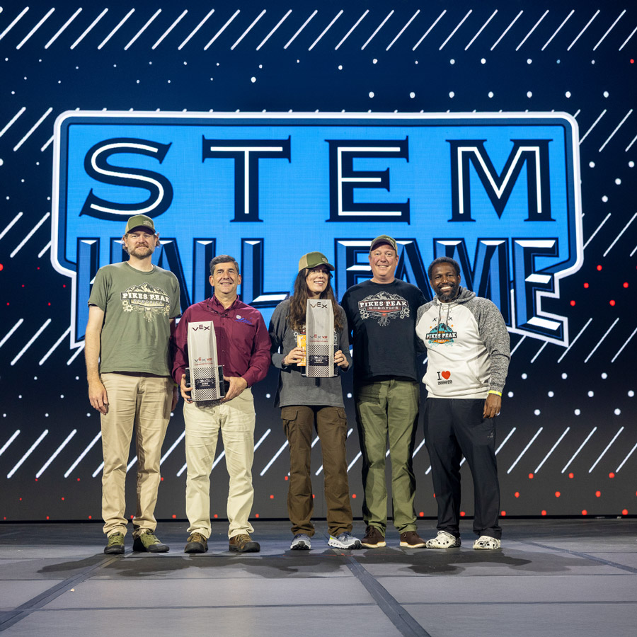 AFCEA Rocky Mountain Chapter.Pikes Peak Robotics Colorado, awarded Partner of the Year at the 2025 VEX Robotics World Championship