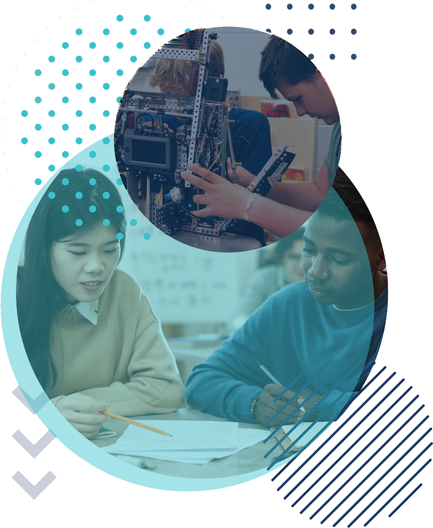 International Robotics Honor Society students working