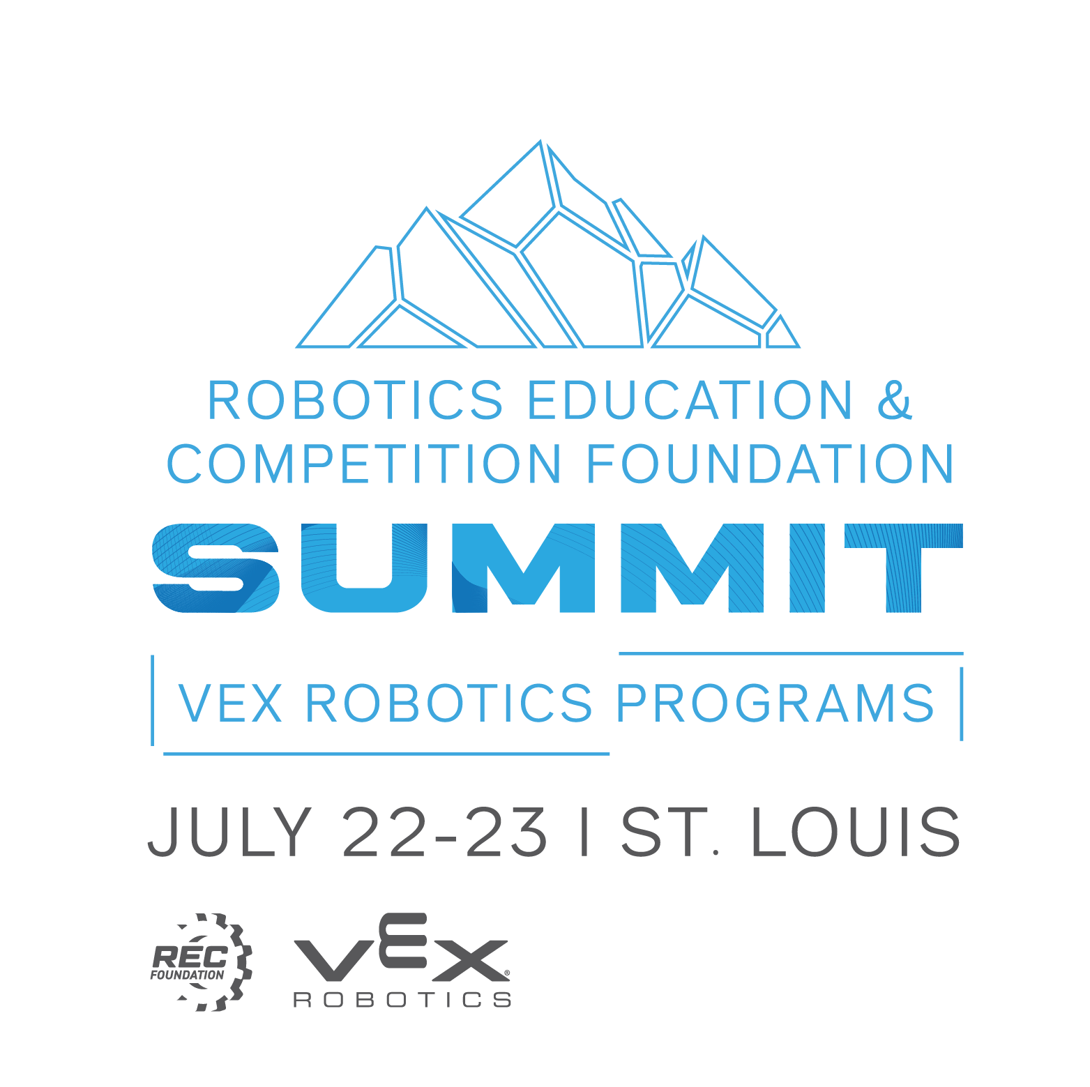 Robotics Education & Competition Foundation. "VEX Robotics Programs. July 22-23. St. Louis"