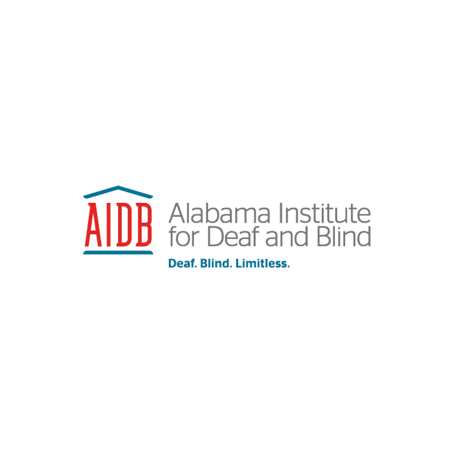 Logo for the the Alabama institute for Deaf and Blind