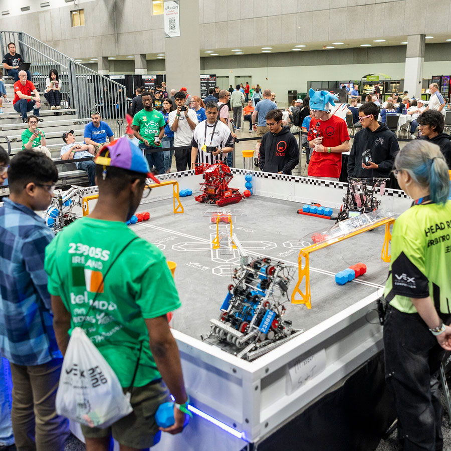 Teams compete at the VEX Robotics World Championship