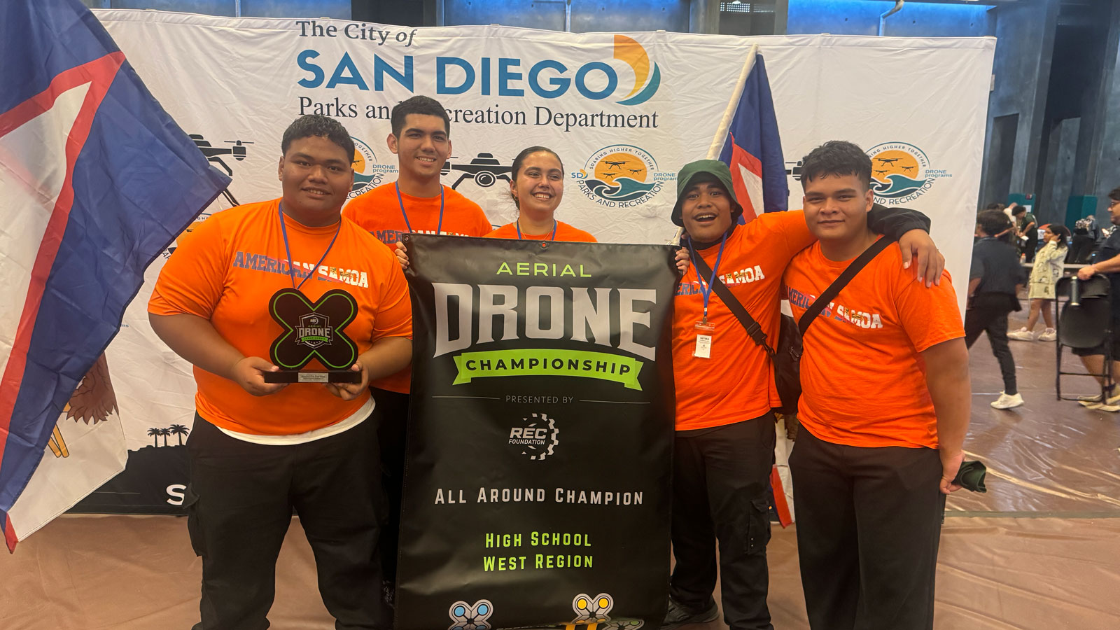 Aerial Drone Competition team photo