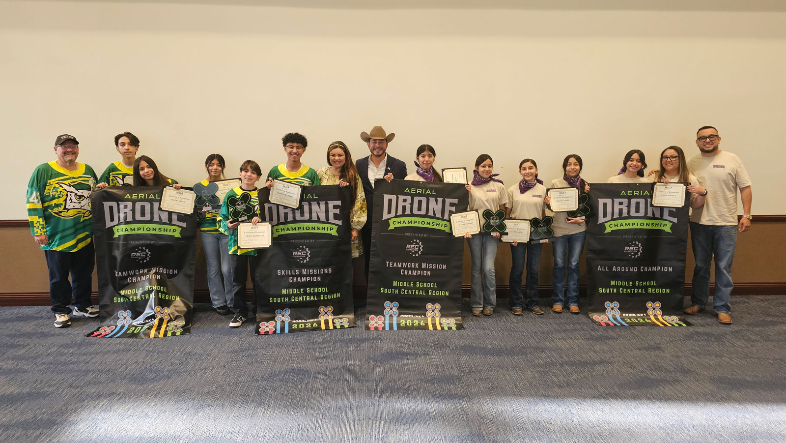 Aerial Drone Competition team picture