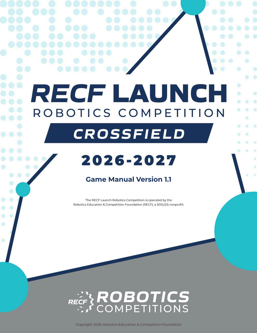 RECF Launch RECF Robotics Competition Crossfield Game Manual cover image